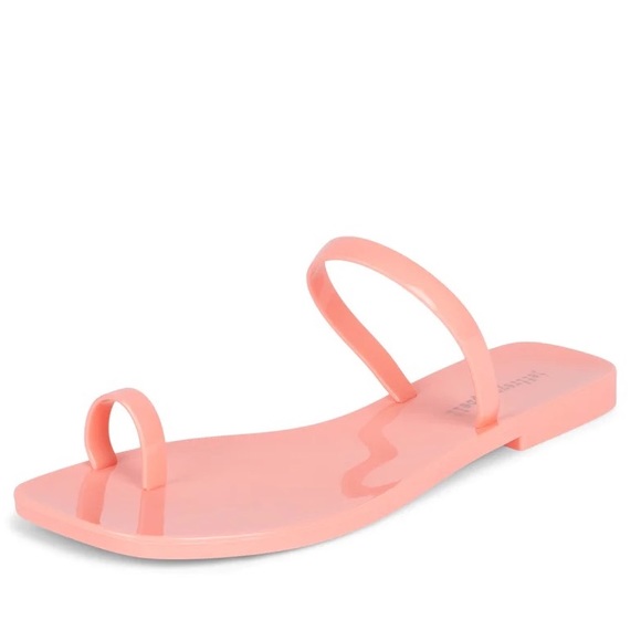 NWT Jeffery Campbell Pink Darbey Jill Jelly Sandals 7 8 - Picture 1 of 7